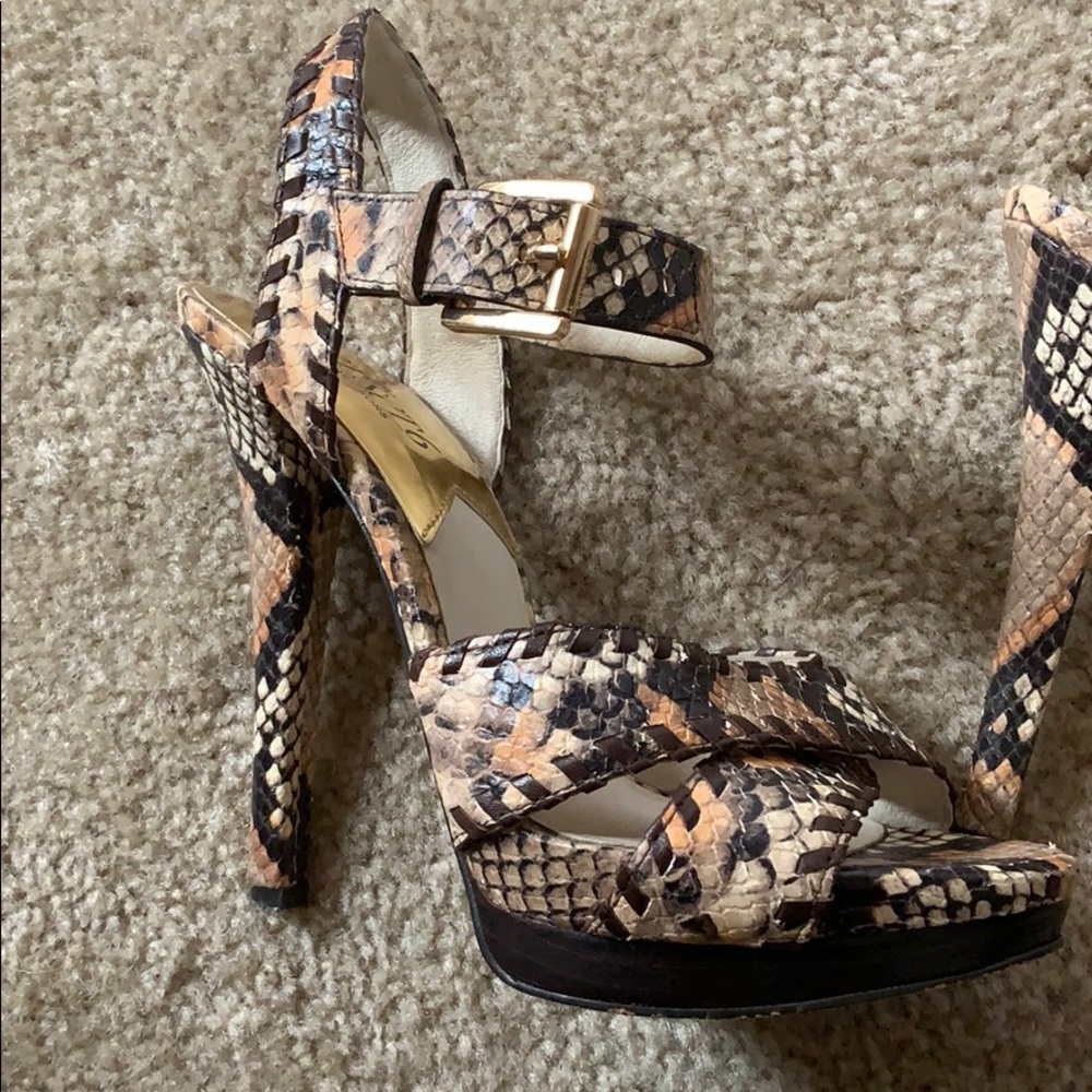 Snake Skin Michael Kors Heels